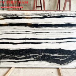 Đá cẩm thạch Panda White cao cấp vân đen trắng sang trọng – CPT Việt Nam