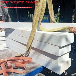 đá khối trắng muối