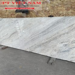 Đá hoa cương tự nhiên Milium Cream tại kho đá CPT Việt Nam có màu hồng kem