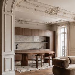 Đá granite tự nhiên Milium Cream màu kem ốp mặt bếp đẹp tại CPT Việt Nam